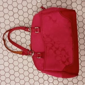 Pink Coach bag